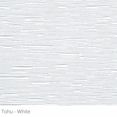 Cortina Rolô Branca Tecido Translúcido Coleção Tohu Cor White