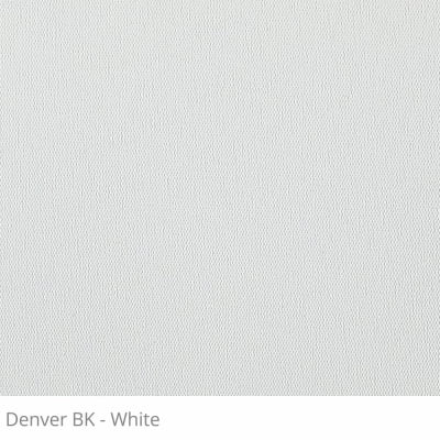 Cortina Romana Branca Tecido Blackout Coleção Denver Cor White
