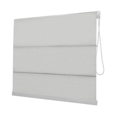 Cortina Romana Branca Tecido Blackout Coleção Hannover Cor White