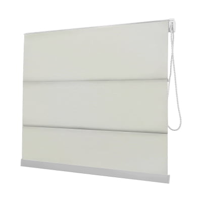 Cortina Romana Branca Tecido Blackout Coleção Nápoles Cor White