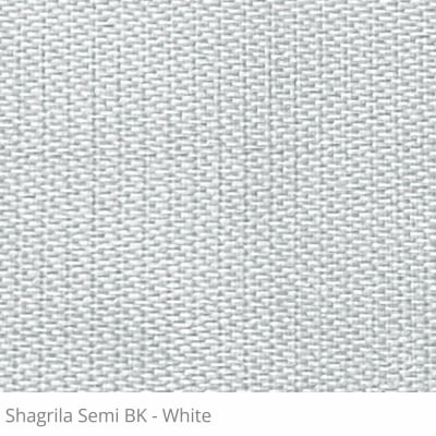 Cortina Shagrilá Branca Tecido Semi Blackout Cor White