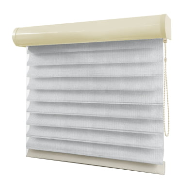 Cortina Shagrilá Branca Tecido Semi Blackout Cor White
