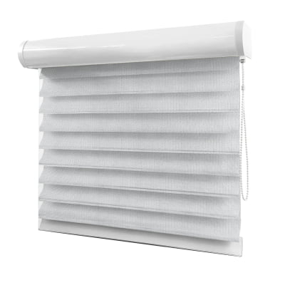 Cortina Shagrilá Branca Tecido Semi Blackout Cor White