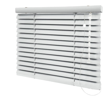 Persiana Horizontal Pvc Branca Coleção Basic Cor White