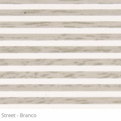 Persiana Horizontal Pvc Branca Coleção Street Cor Branco
