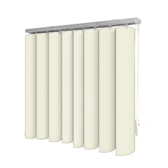 Persiana Vertical Branca PVC Coleção Soft Cor White