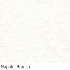 Persiana Vertical Branca Tecido Translúcido Coleção Napoli Cor Branco
