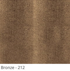 Persiana Horizontal Alumínio Bronze coleção 25mm Blackout Cor 212