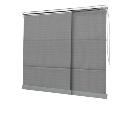 Cortina Painel Cinza Tecido Blackout Coleção Denver Cor Dark Grey
