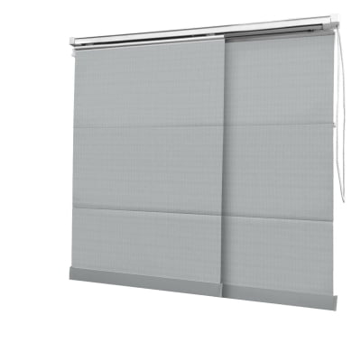 Cortina Painel Cinza Tecido Blackout Coleção Denver Cor Grey