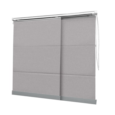 Cortina Painel Cinza Tecido Blackout Coleção Ducatti Cor Grey
