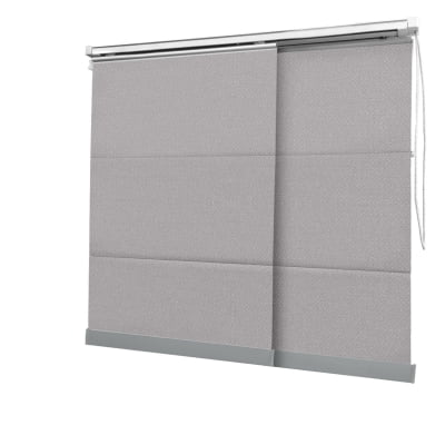 Cortina Painel Cinza Tecido Blackout Coleção Ducatti Cor Grey
