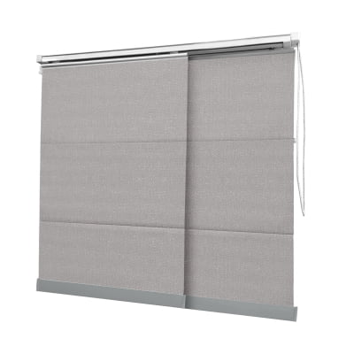 Cortina Painel Cinza Tecido Blackout Coleção Liberty Cor Grey