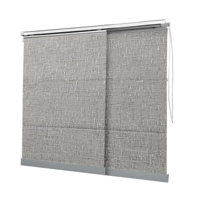 Cortina Painel Cinza Tecido Translúcido Coleção TJ5661 Cor Grey
