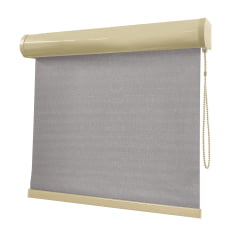 Cortina Rolô Blackout Tecido Liberty Cor Grey