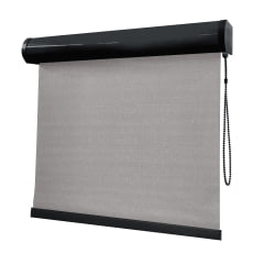 Cortina Rolô Blackout Tecido Liberty Cor Grey
