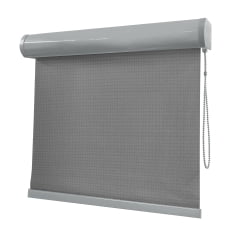 Cortina Rolô Cinza Tecido Blackout Coleção Denver Cor Dark Grey
