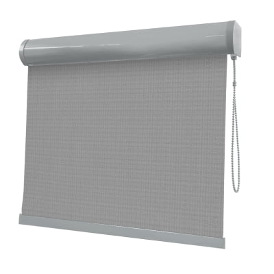 Cortina Rolô Cinza Tecido Blackout Coleção Denver Cor Dark Grey