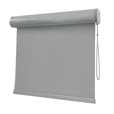 Cortina Rolô Cinza Tecido Blackout Coleção Denver Cor Dark Grey