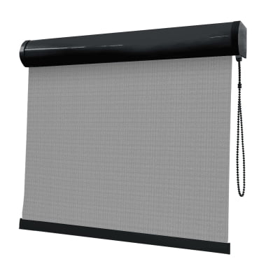 Cortina Rolô Cinza Tecido Blackout Coleção Denver Cor Dark Grey