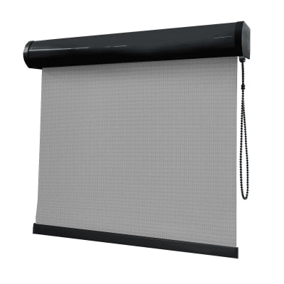 Cortina Rolô Cinza Tecido Blackout Coleção Denver Cor Dark Grey