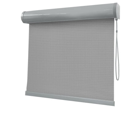 Cortina Rolô Cinza Tecido Blackout Coleção Denver Cor Dark Grey