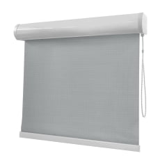 Cortina Rolô Cinza Tecido Blackout Coleção Denver Cor Grey