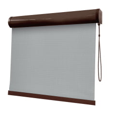 Cortina Rolô Cinza Tecido Blackout Coleção Denver Cor Grey