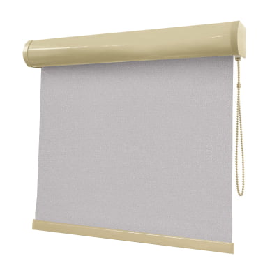 Cortina Rolô Cinza Tecido Blackout Coleção Ducatti Cor Grey