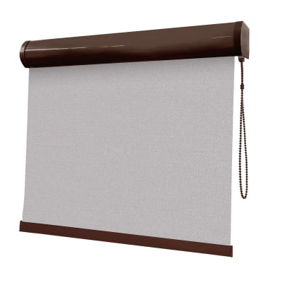 Cortina Rolô Cinza Tecido Blackout Coleção Ducatti Cor Grey