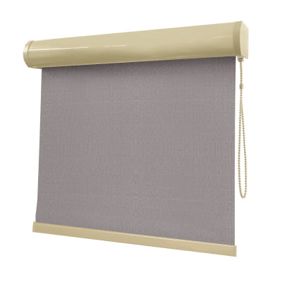 Cortina Rolô Cinza Tecido Blackout Coleção Hannover Cor Grey