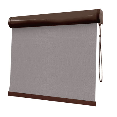 Cortina Rolô Cinza Tecido Blackout Coleção Hannover Cor Grey