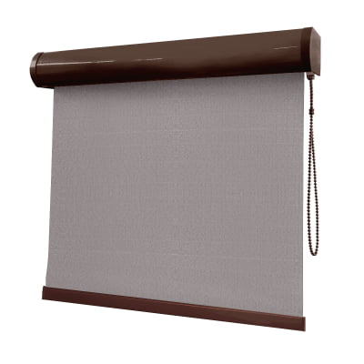 Cortina Rolô Cinza Tecido Blackout Coleção Hannover Cor Grey