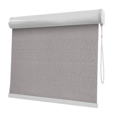 Cortina Rolô Cinza Tecido Blackout Coleção Hannover Cor Sand