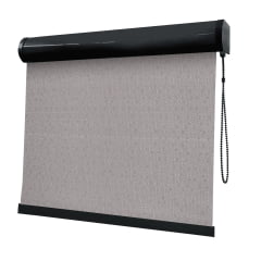 Cortina Rolô Cinza Tecido Blackout Coleção Hannover Cor Sand