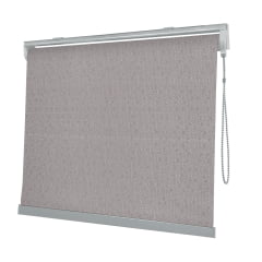 Cortina Rolô Cinza Tecido Blackout Coleção Hannover Cor Sand
