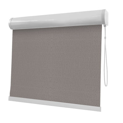 Cortina Rolô Cinza Tecido Blackout Coleção Hannover Cor Sand