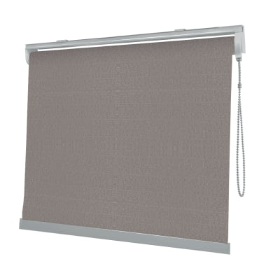 Cortina Rolô Cinza Tecido Blackout Coleção Hannover Cor Sand