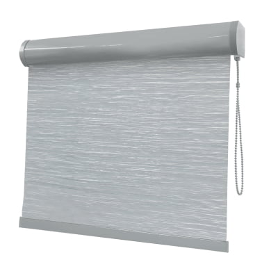 Cortina Rolô Cinza Tecido Blackout Coleção Nápoles Cor Grey