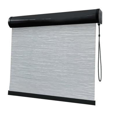 Cortina Rolô Cinza Tecido Blackout Coleção Nápoles Cor Grey
