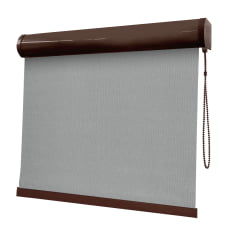 Cortina Rolô Cinza Tecido Blackout Coleção Picasso Cor Grey
