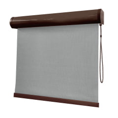 Cortina Rolô Cinza Tecido Blackout Coleção Picasso Cor Grey