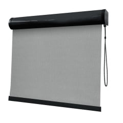 Cortina Rolô Cinza Tecido Blackout Coleção Picasso Cor Grey