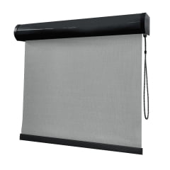 Cortina Rolô Cinza Tecido Blackout Coleção Picasso Cor Grey