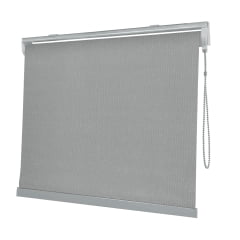Cortina Rolô Cinza Tecido Blackout Coleção Picasso Cor Grey