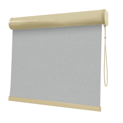 Cortina Rolô Cinza Tecido Blackout Coleção Picasso Cor Grey