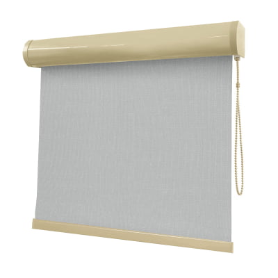 Cortina Rolô Cinza Tecido Blackout Coleção Picasso Cor Grey