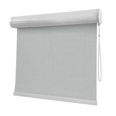 Cortina Rolô Cinza Tecido Blackout Coleção Picasso Cor Grey
