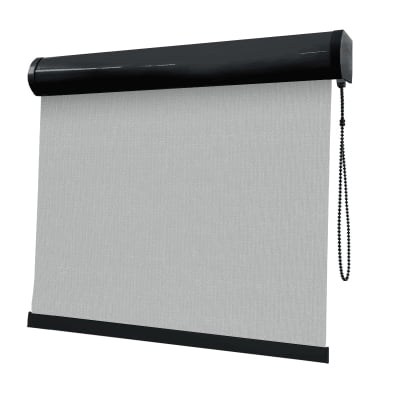 Cortina Rolô Cinza Tecido Blackout Coleção Picasso Cor Grey