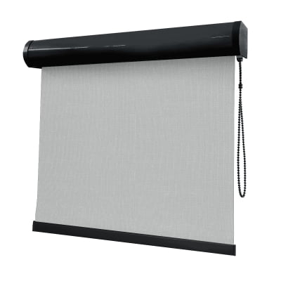 Cortina Rolô Cinza Tecido Blackout Coleção Picasso Cor Grey
